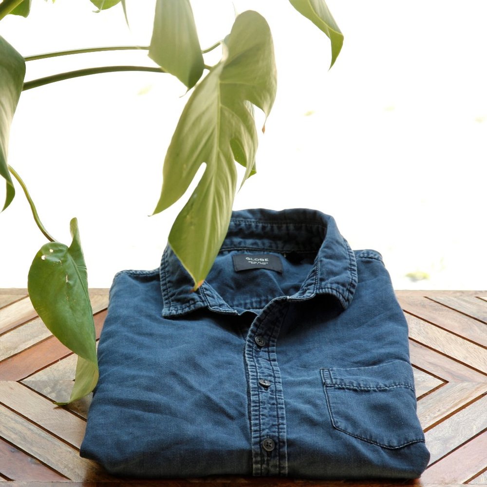 GLOBE Skate Brand SS Navy Shirt